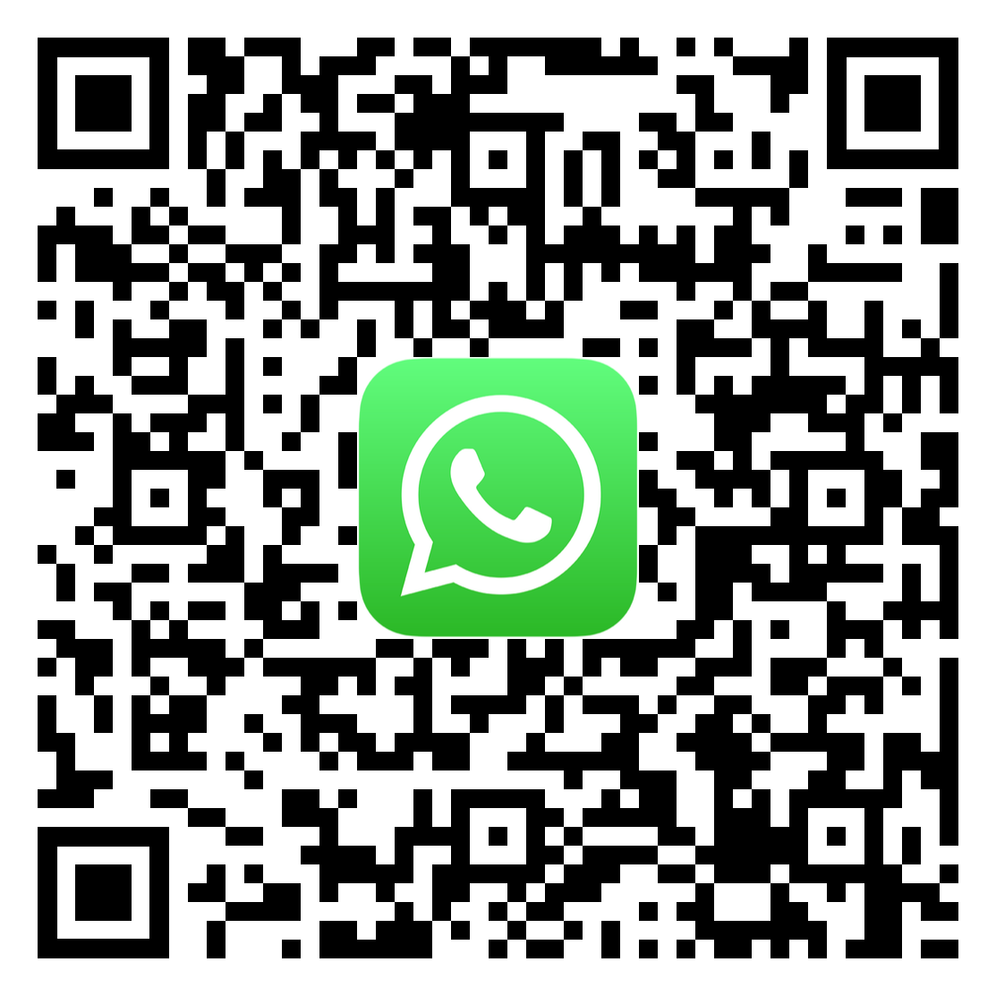 QR-Code für WhatsApp Nachricht an uns