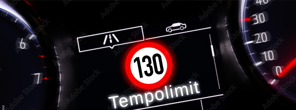 Tempo 130 auf dem Tacho